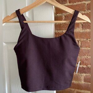 Old Navy Light Support PowerSoft Rib Longline Sports Bra - New With Tags